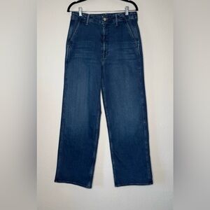 MOTHER Relaxed Fit Dark Blue Jeans